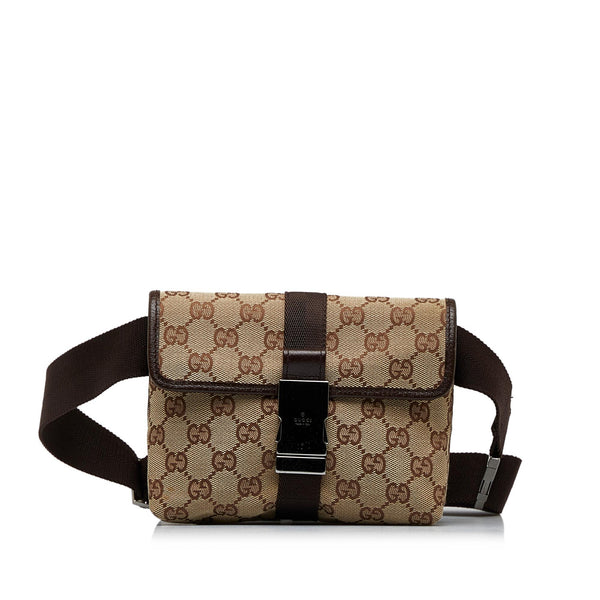Gucci GG Canvas Belt Bag (SHG-6DiTZW)