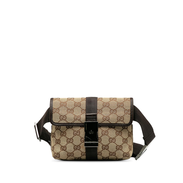 Gucci GG Canvas Belt Bag (SHG-h2DIhN)