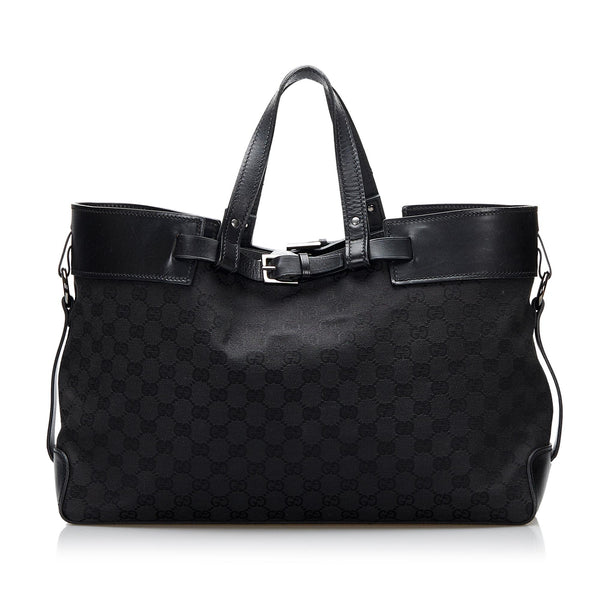 Gucci GG Canvas Belt Tote Bag (SHG-7hmL1J)