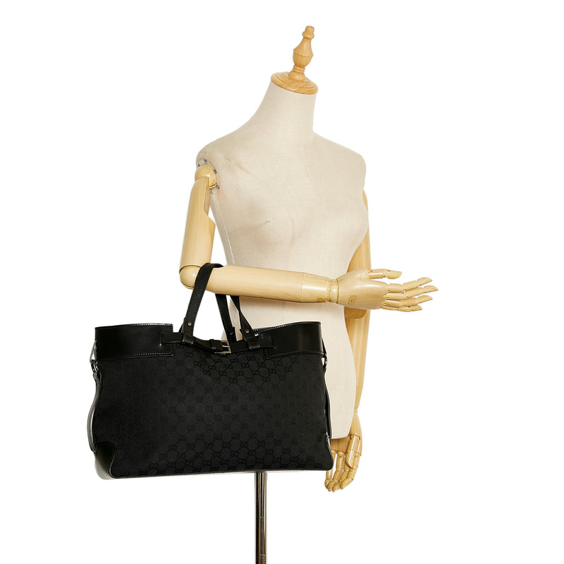 Gucci GG Canvas Belt Tote Bag (SHG-7hmL1J)