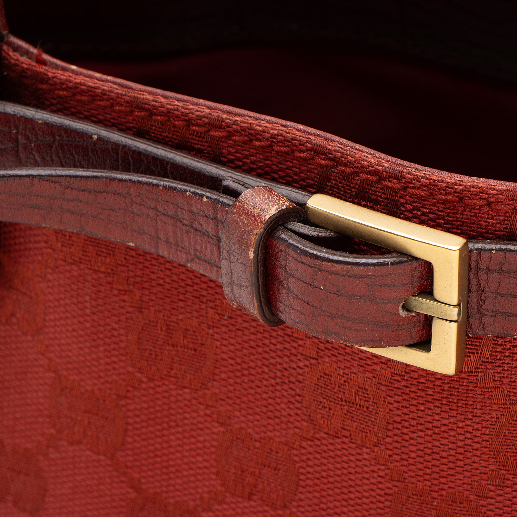 Gucci GG Canvas Belted Tote