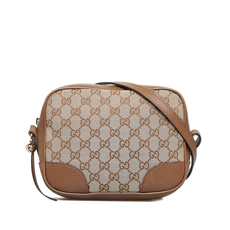 Gucci GG Canvas Bree Crossbody Bag (SHG-JiR4i2)
