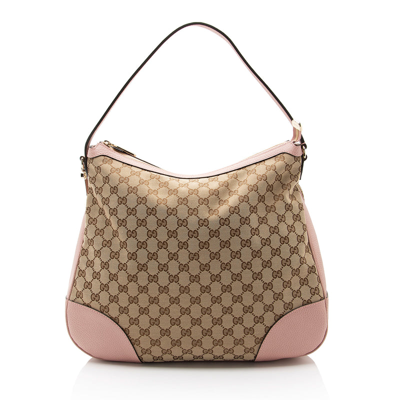 Gucci GG Canvas Bree Large Hobo (SHF-4sIfHM)