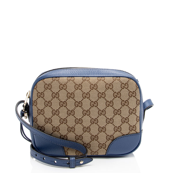 Gucci GG Canvas Bree Mini Messenger Bag (SHF-D3ynGR)