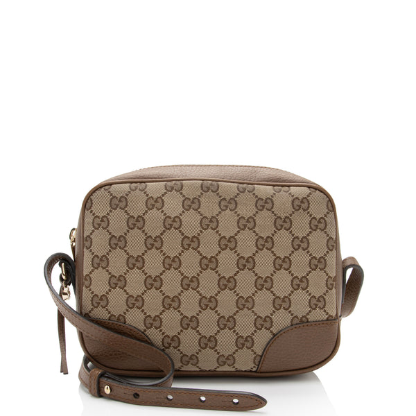 Gucci GG Canvas Bree Mini Messenger Bag (SHF-bpKZHI)