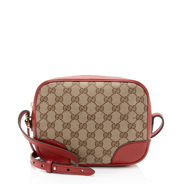 Gucci GG Canvas Bree Mini Messenger Bag (SHF-VNxIcN)