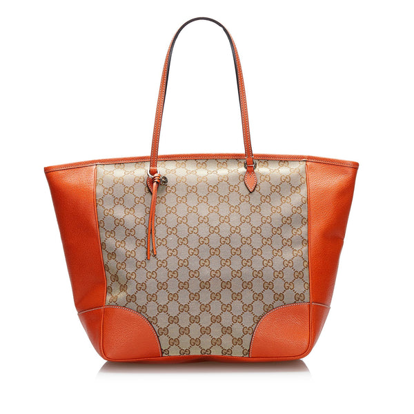 Gucci GG Canvas Bree Tote Bag (SHG-1m3kbx)