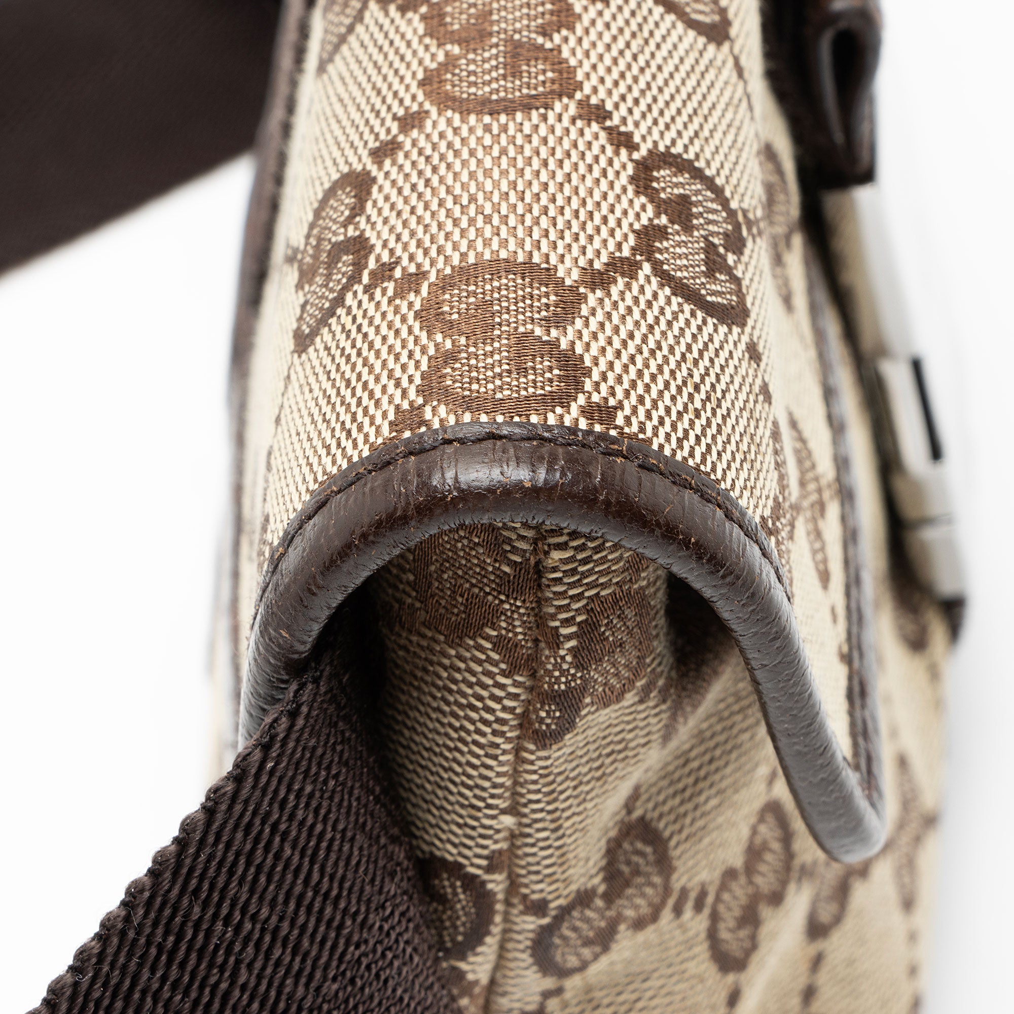 Gucci GG Canvas Buckle Belt Bag