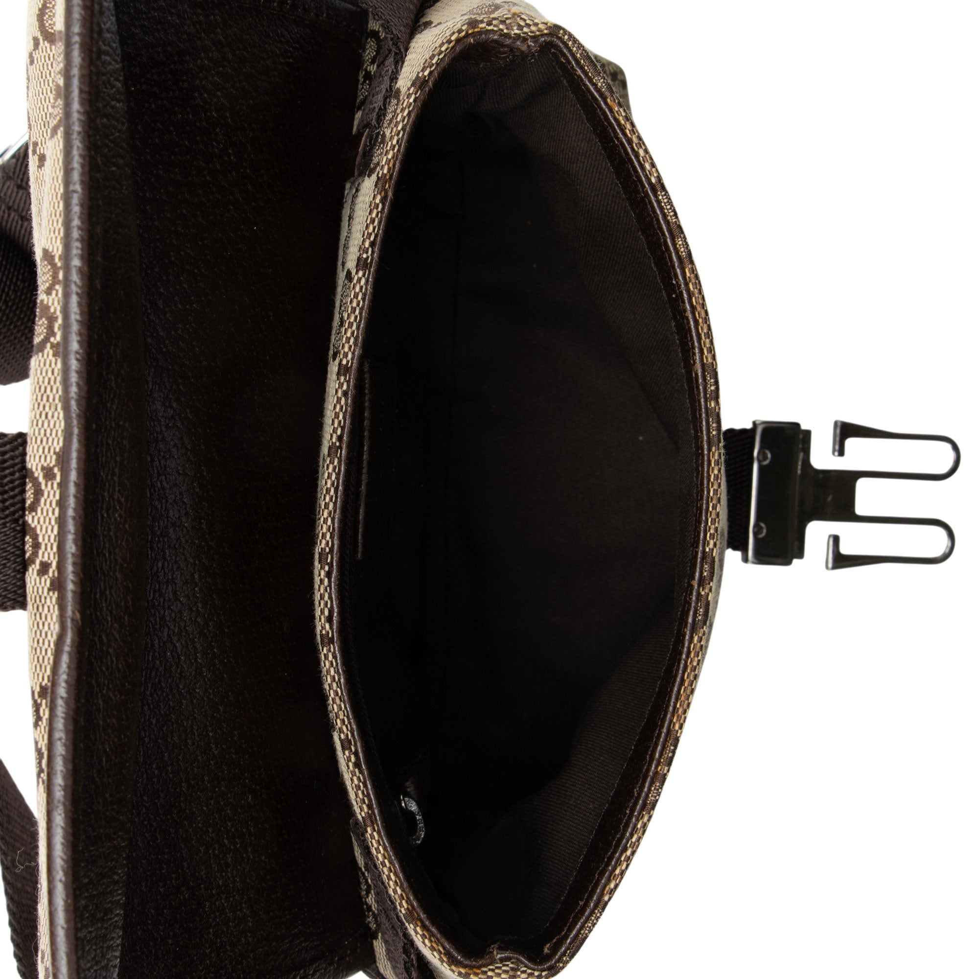 Gucci GG Canvas Buckle Belt Bag