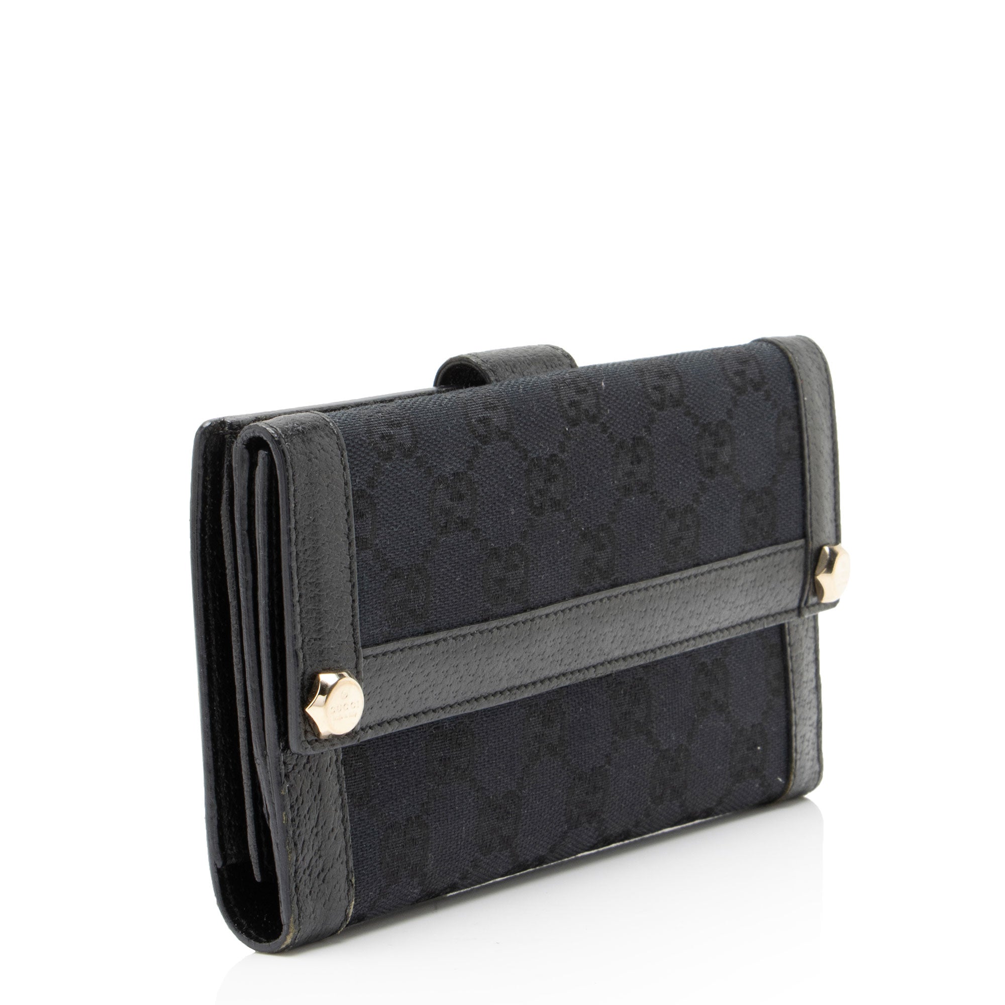 Gucci GG Canvas Charmy Continental Wallet