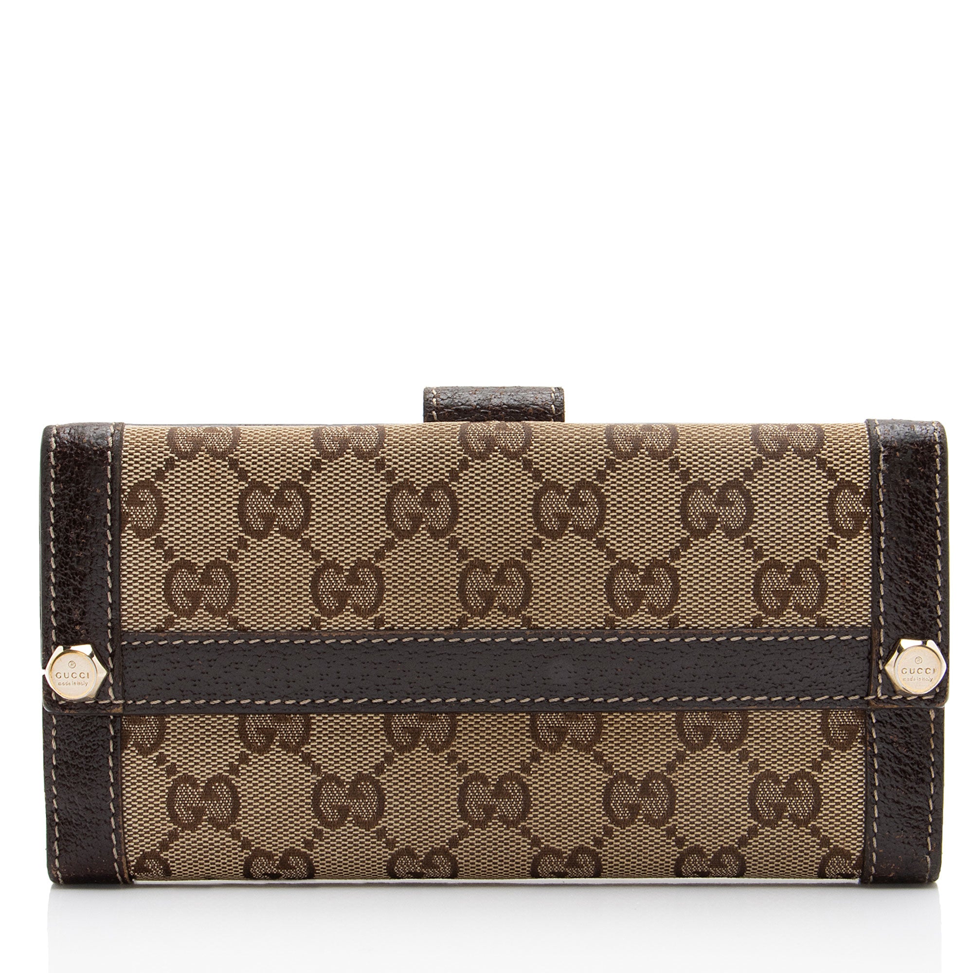 Gucci GG Canvas Charmy Continental Wallet