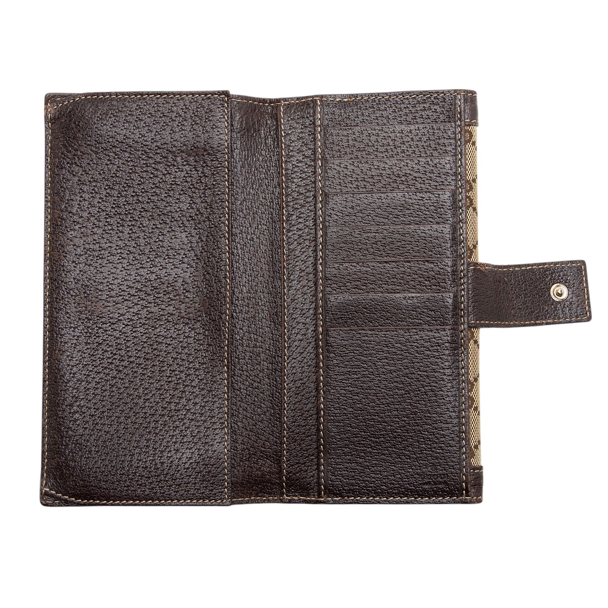 Gucci GG Canvas Charmy Continental Wallet