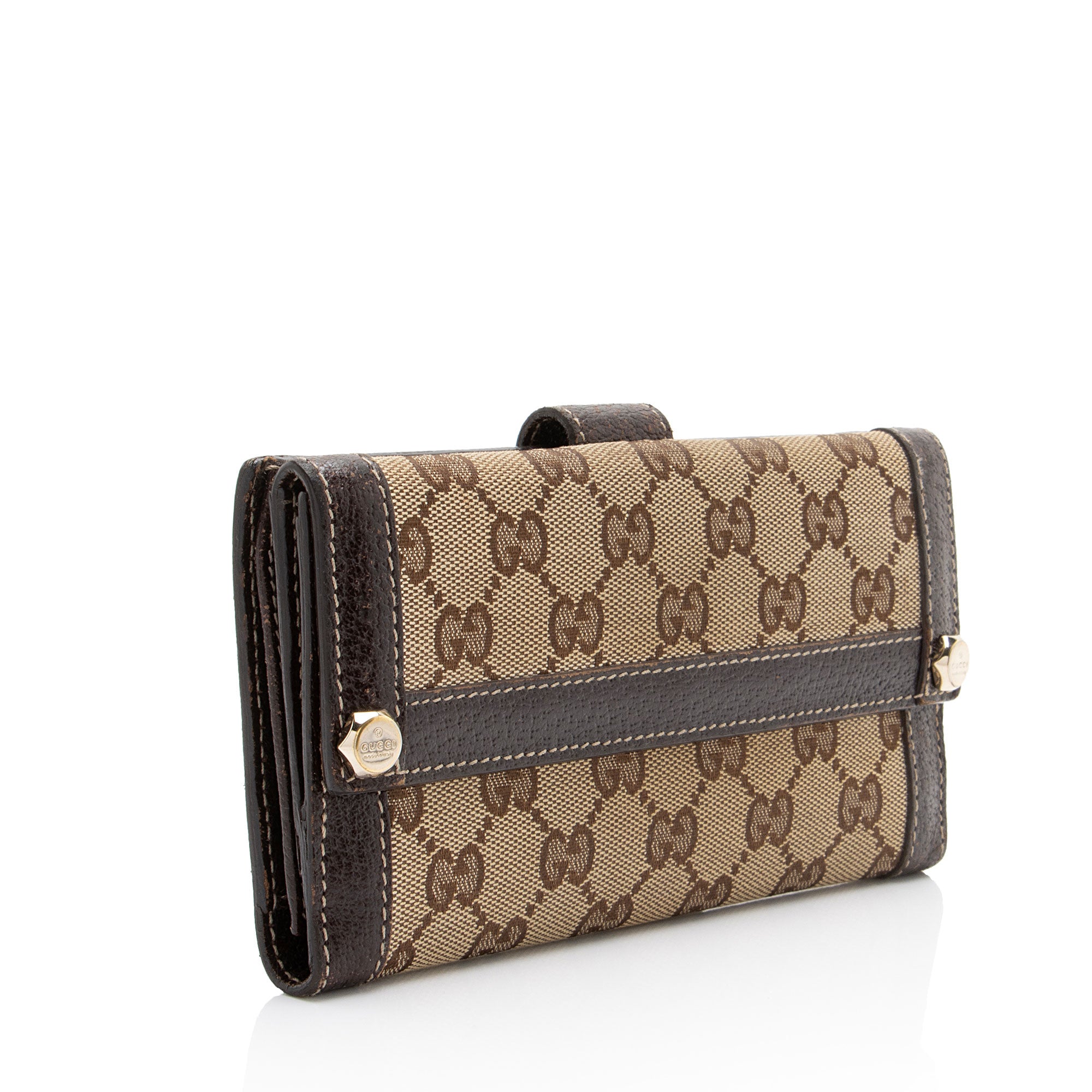 Gucci GG Canvas Charmy Continental Wallet