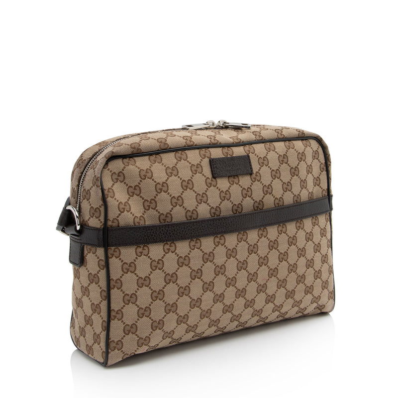 Gucci GG Canvas Classic Camera Messenger Bag (SHF-ygNR94)