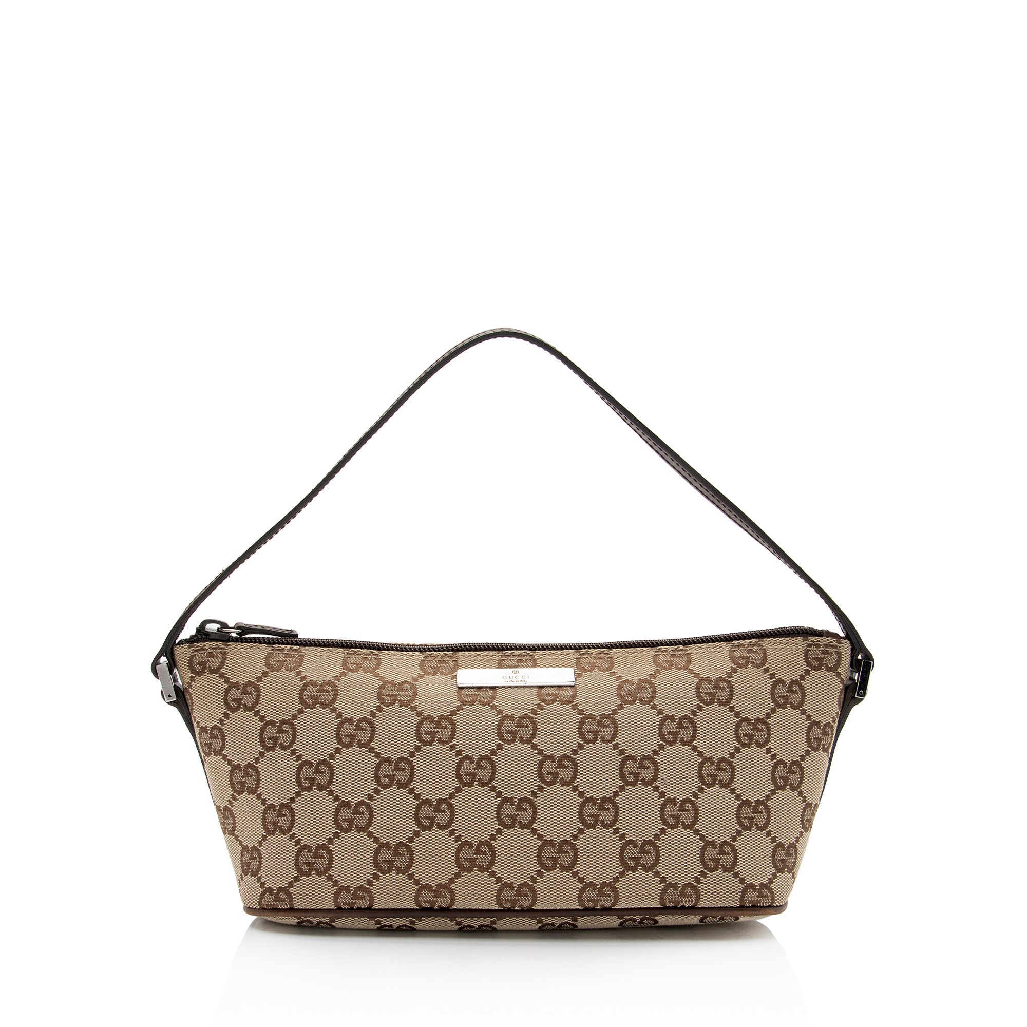 Gucci GG Canvas Classic Pochette (SHF-jRMlTd)