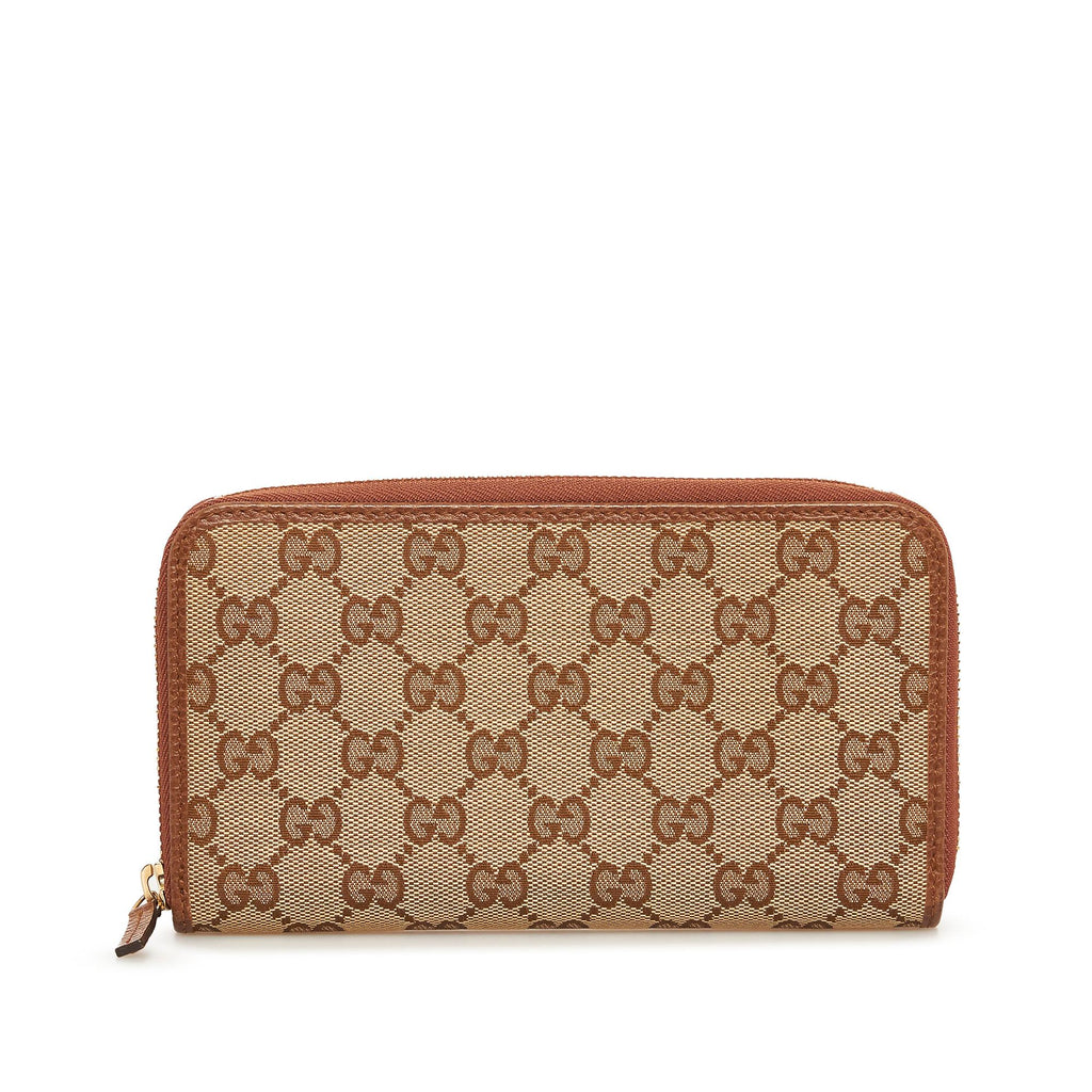 Gucci GG Canvas Continental Wallet (SHG-fP01QB) – LuxeDH
