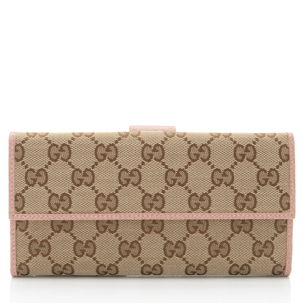 Gucci GG Canvas Continental Wallet (SHF-5Ibp1Y)