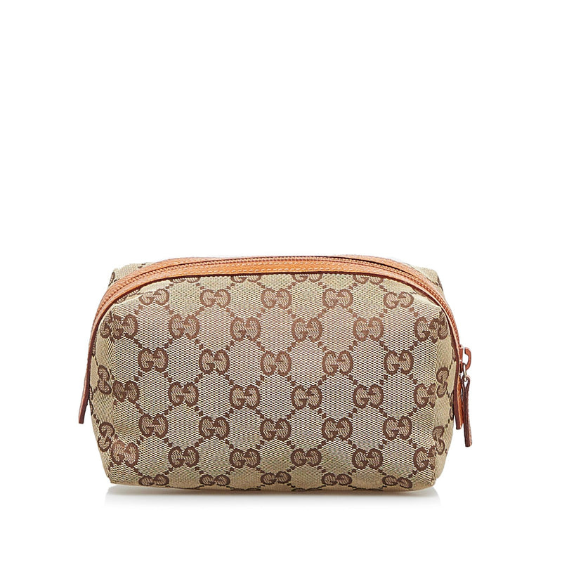 Gucci GG Canvas Cosmetic Pouch (SHG-CMpNy5)