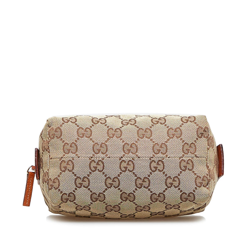 Gucci GG Canvas Cosmetic Pouch (SHG-CMpNy5) – LuxeDH