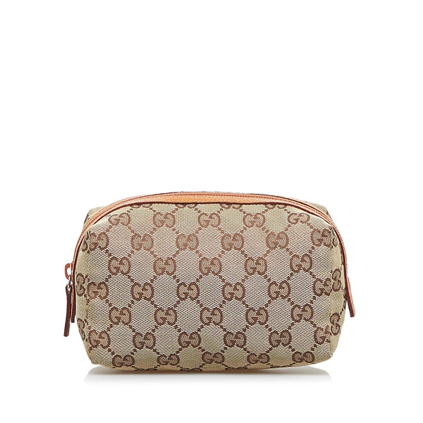 Gucci GG Canvas Cosmetic Pouch (SHG-CMpNy5)