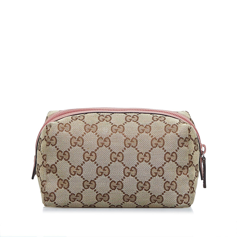 Gucci GG Canvas Cosmetic Pouch (SHG-naEElv)