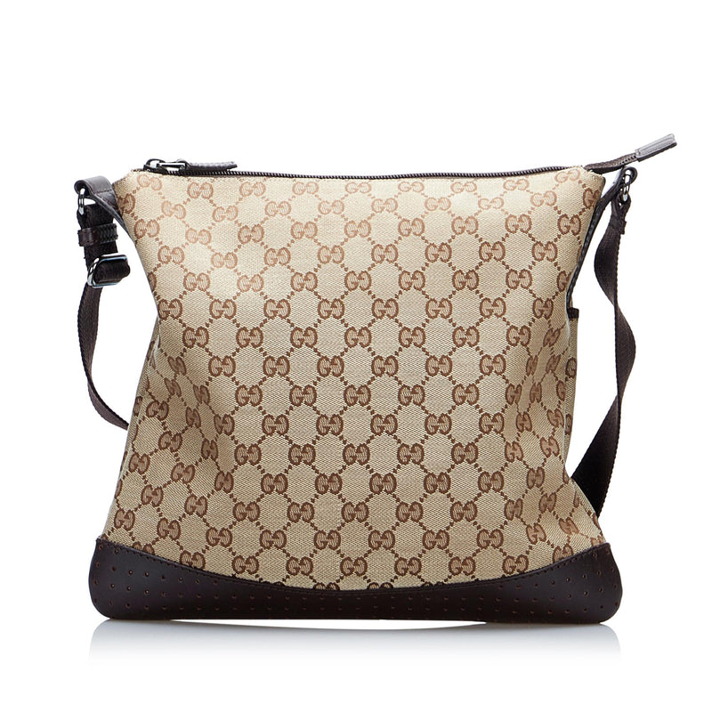 Gucci GG Canvas Crossbody Bag (SHG-DUHgiy)