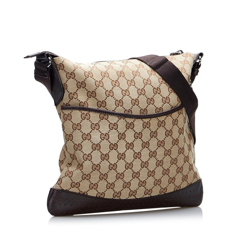 Gucci GG Canvas Crossbody Bag (SHG-DUHgiy)