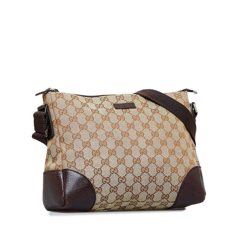 Gucci GG Canvas Crossbody Bag (SHG-dHJ83I)