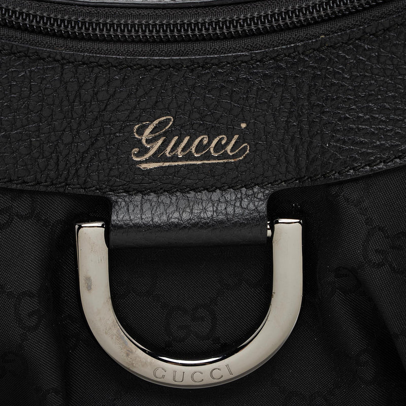 Gucci GG Canvas D Ring Small Hobo (SHF-4GVypv)
