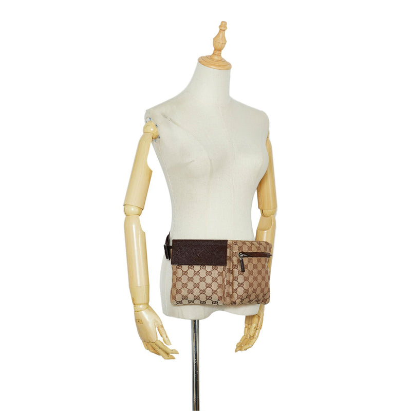 Gucci GG Canvas Waist Pouch Belt Bag (SHF-23046) – LuxeDH