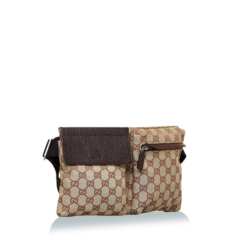 Gucci GG Canvas Waist Pouch Belt Bag (SHF-23046) – LuxeDH