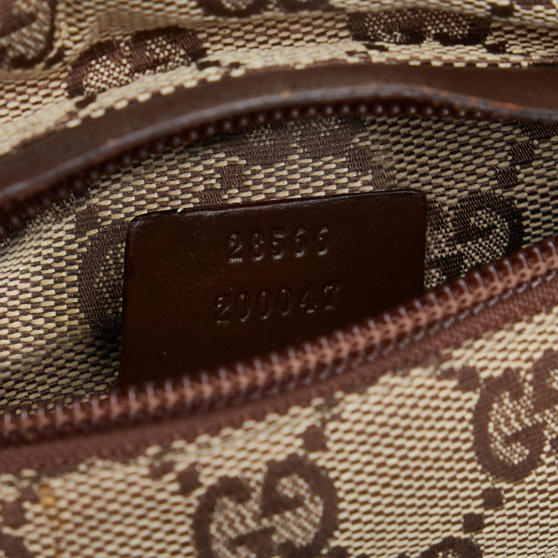 Gucci GG Canvas Double Pocket Belt Bag (SHG-SGCRHa)