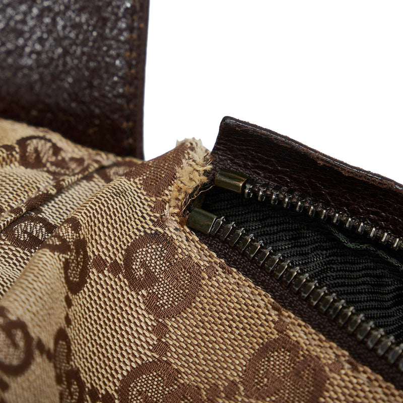 Gucci GG Canvas Double Pocket Belt Bag (SHG-ozfMNY)