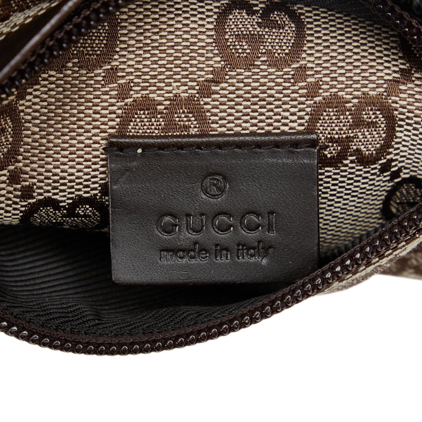 Gucci GG Canvas Double Pocket Belt Bag SHG BZKMqY LuxeDH