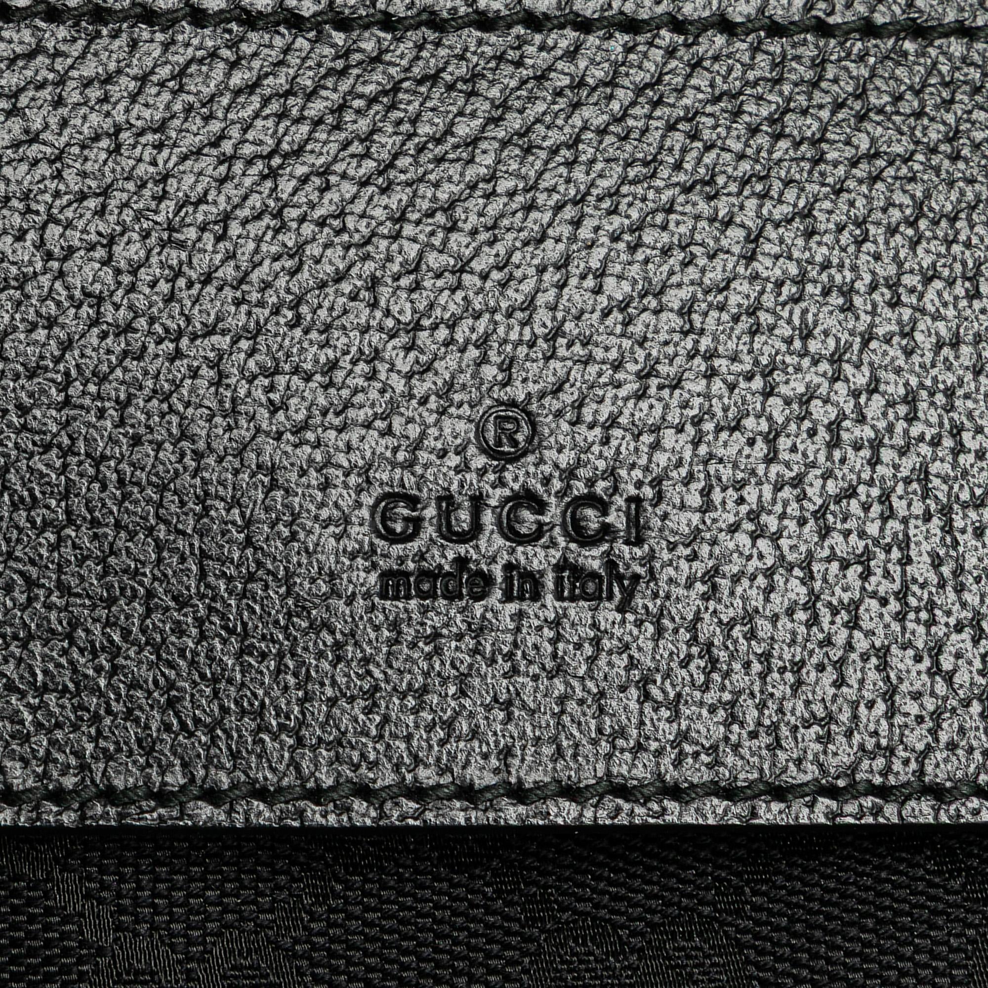 Gucci GG Canvas Double Pocket Belt Bag