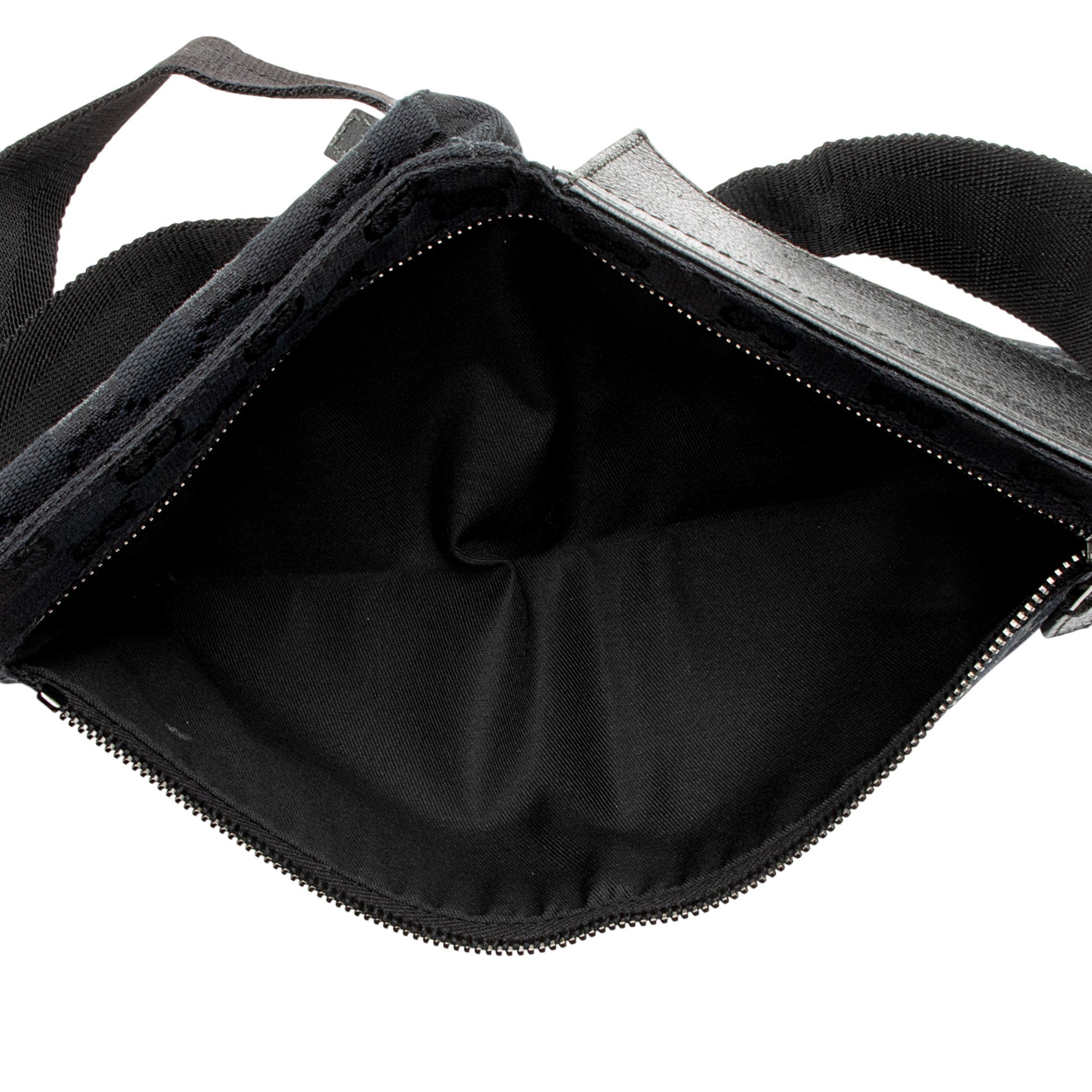 Gucci GG Canvas Double Pocket Belt Bag