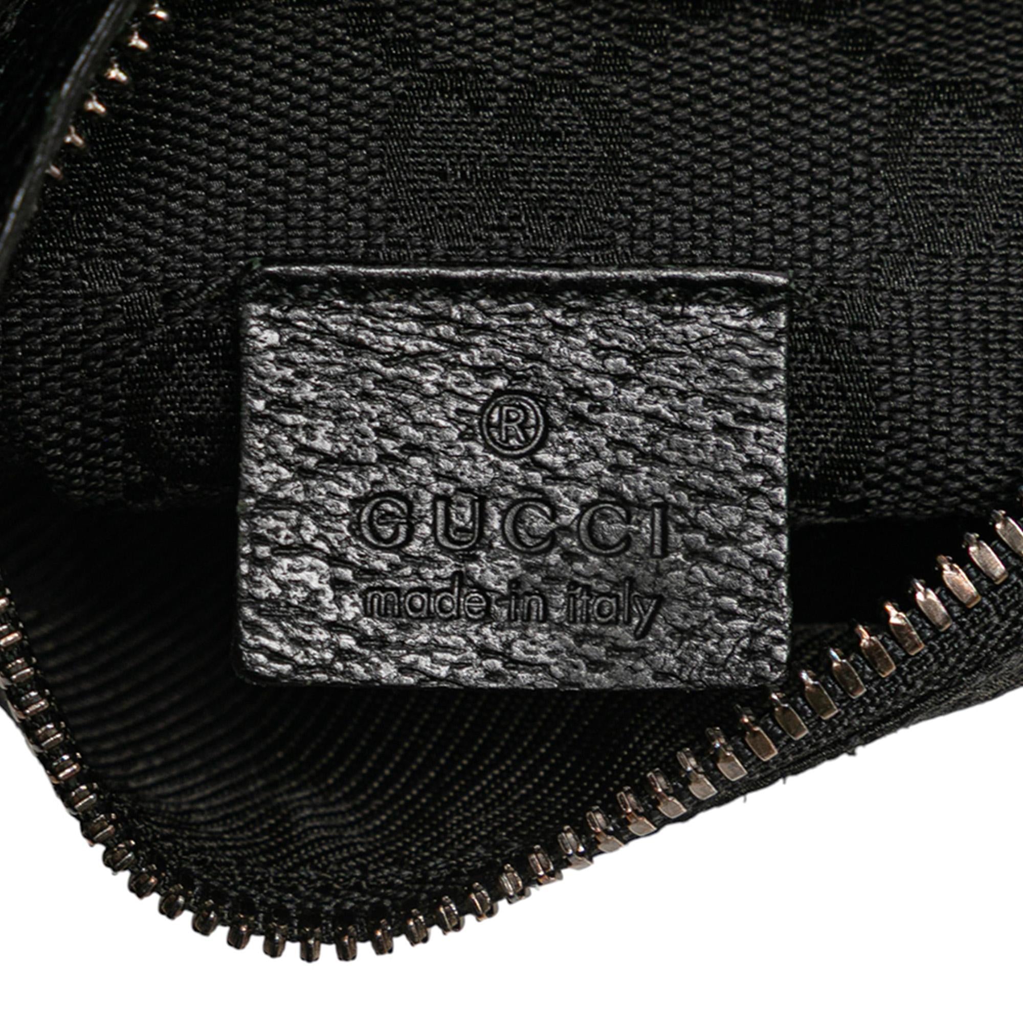 Gucci GG Canvas Double Pocket Belt Bag