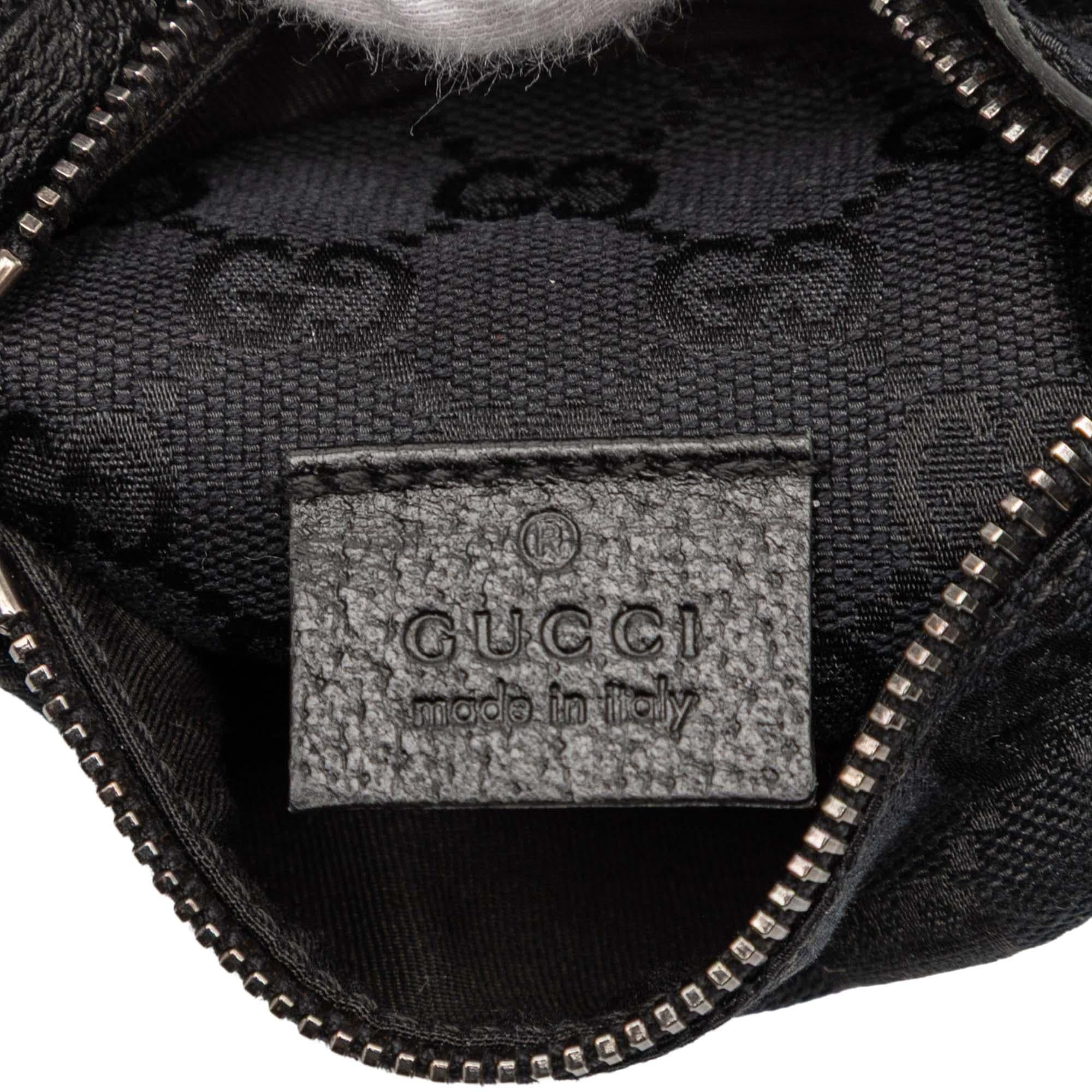 Gucci GG Canvas Double Pocket Belt Bag