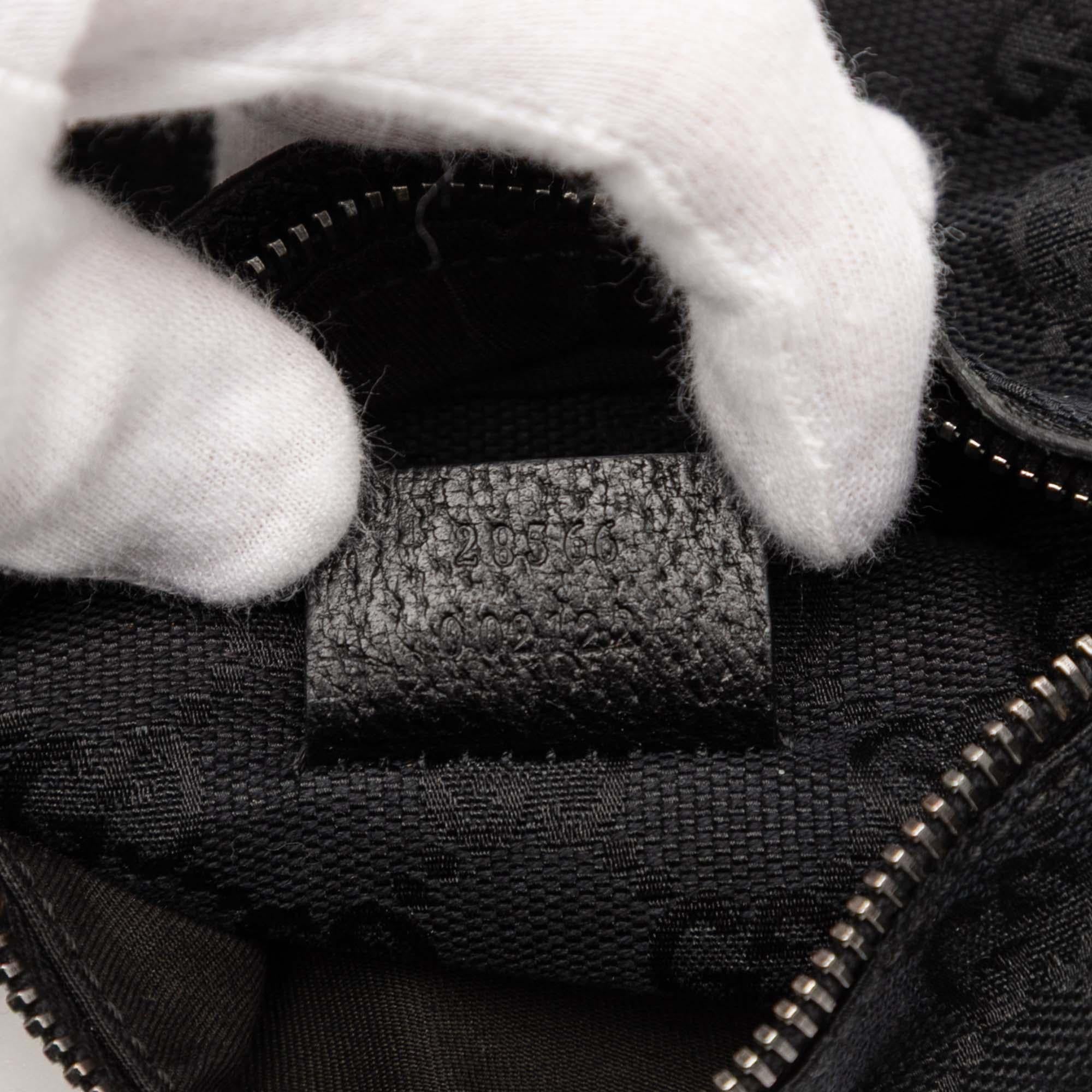 Gucci GG Canvas Double Pocket Belt Bag