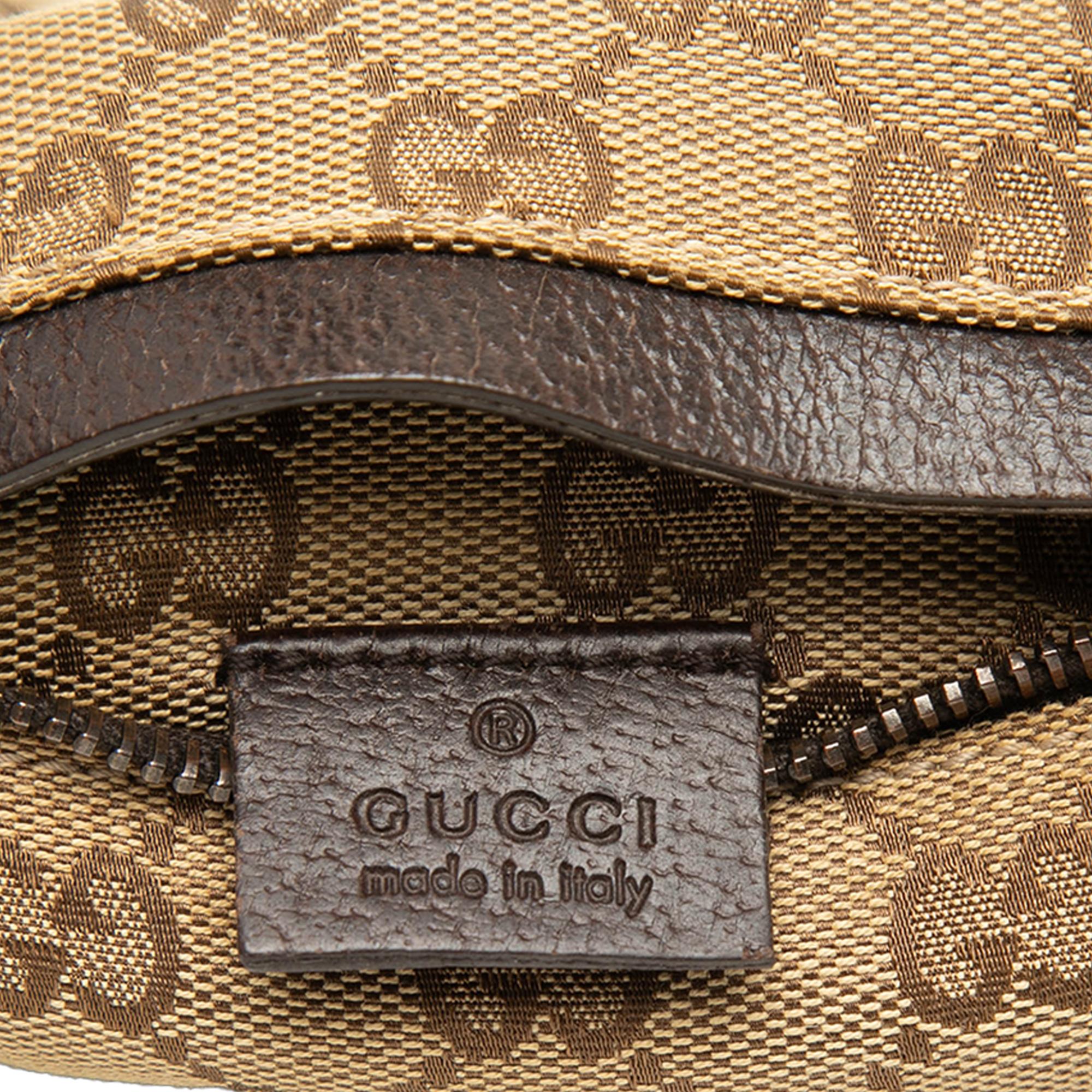 Gucci GG Canvas Double Pocket Belt Bag