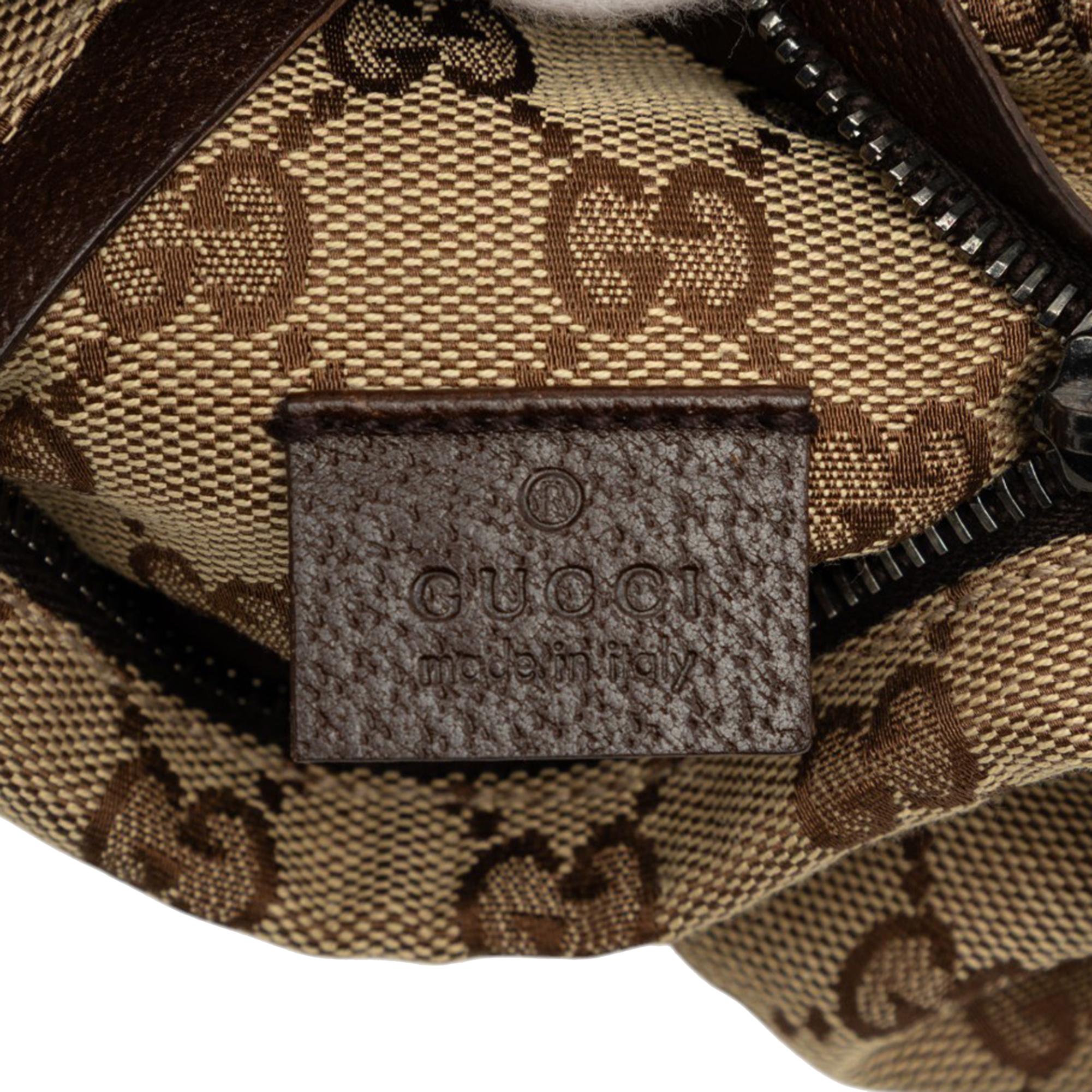 Gucci GG Canvas Double Pocket Belt Bag