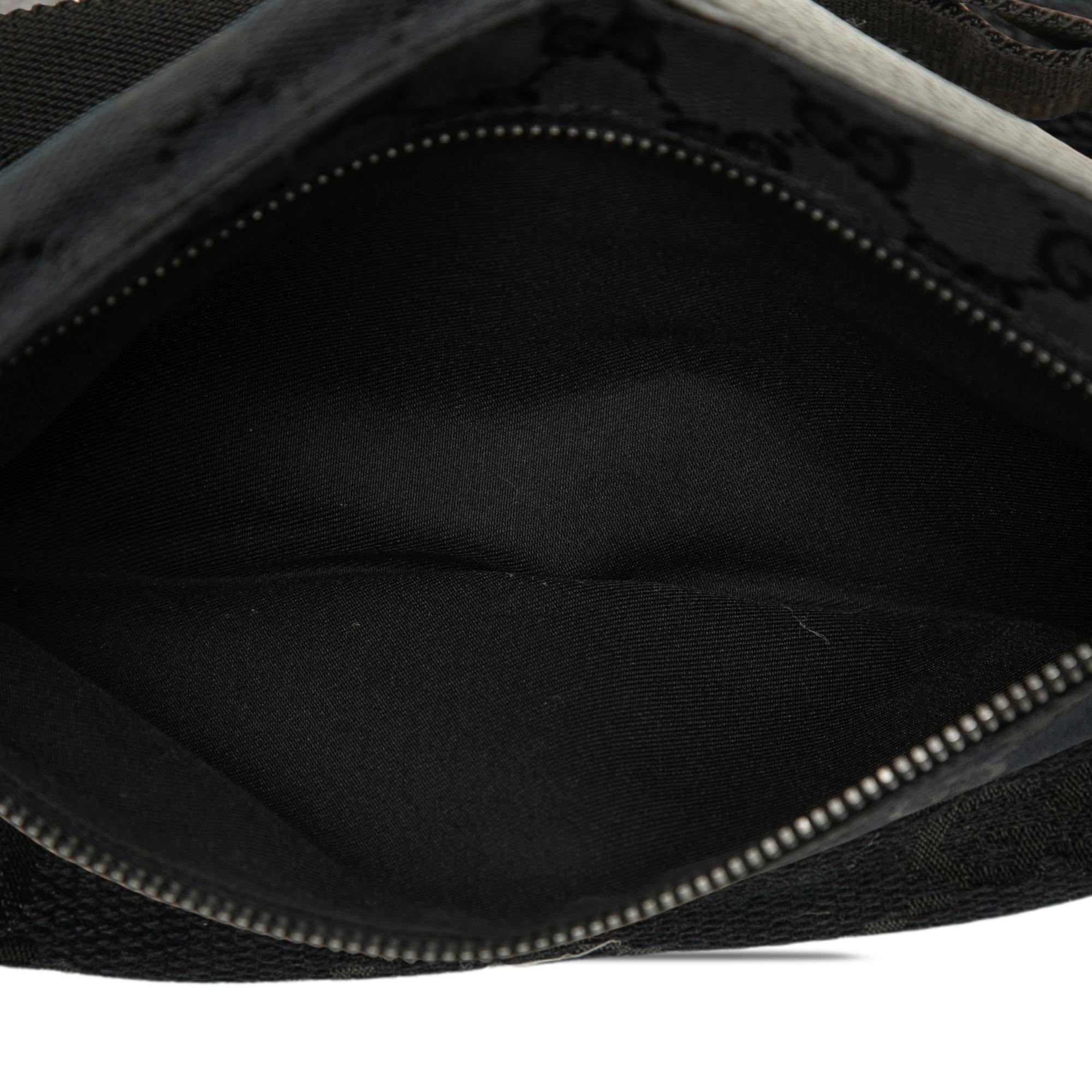 Gucci GG Canvas Double Pocket Belt Bag
