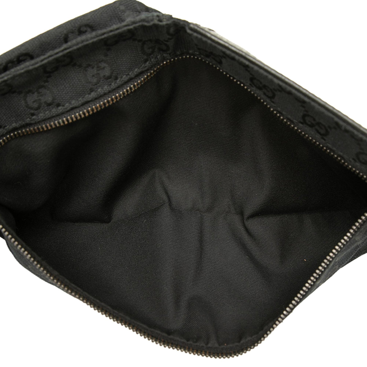 Gucci GG Canvas Double Pocket Belt Bag