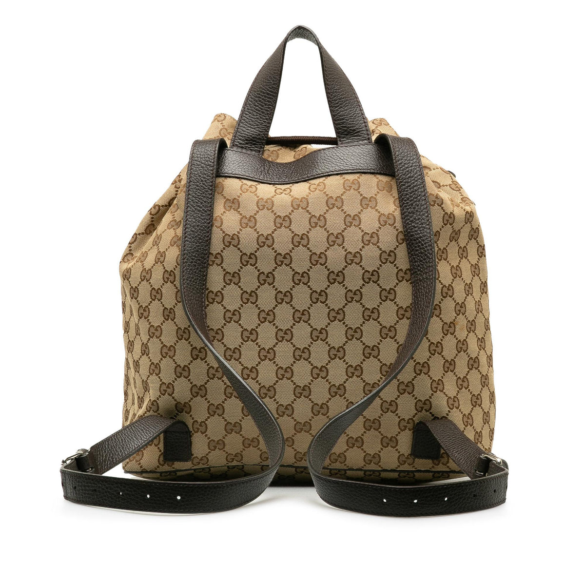 Gucci GG Canvas Drawstring Backpack NEW Gucci GG Canvas Drawstring Backpack | myGemma | Item #117096 main image 2