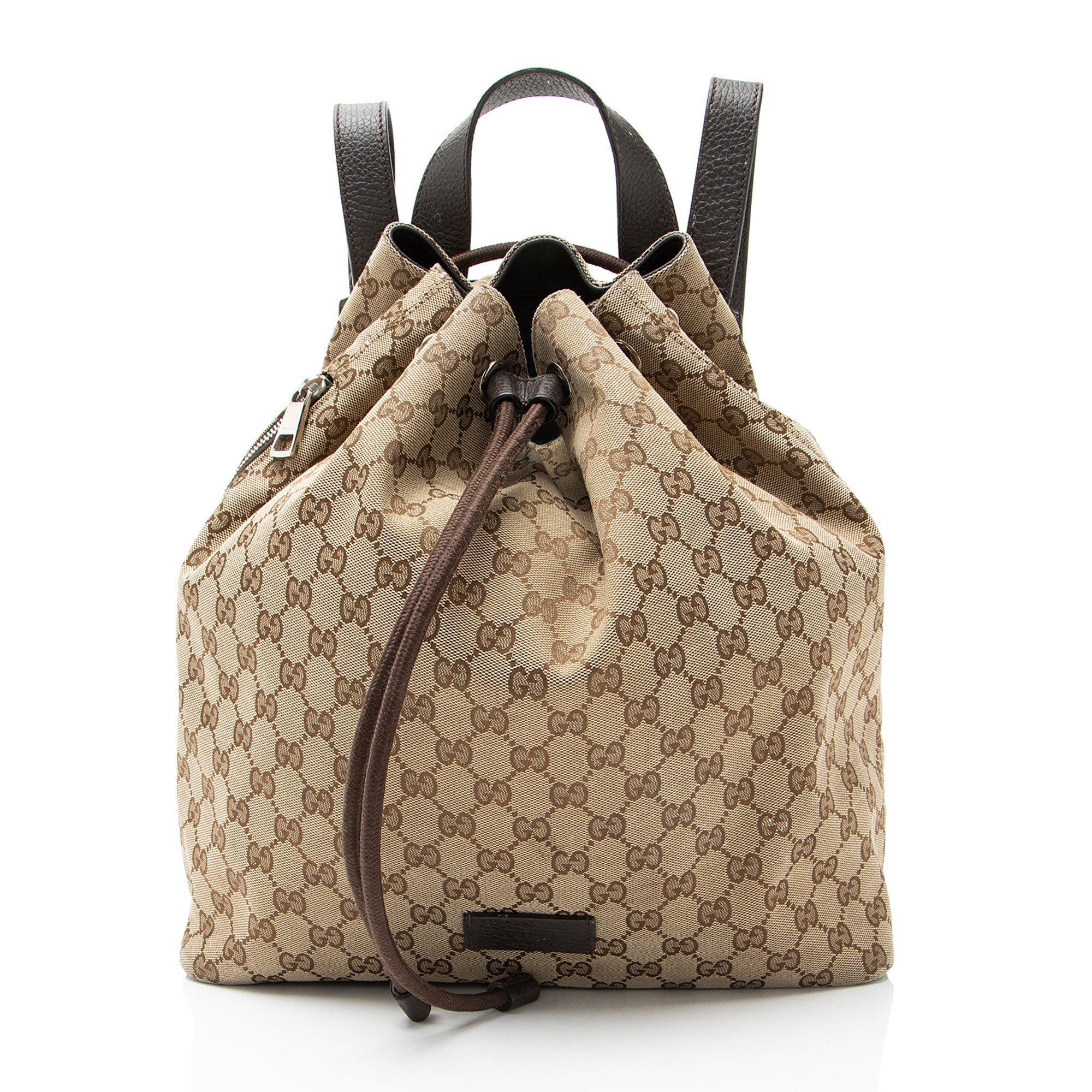 Gucci GG Canvas Drawstring Backpack