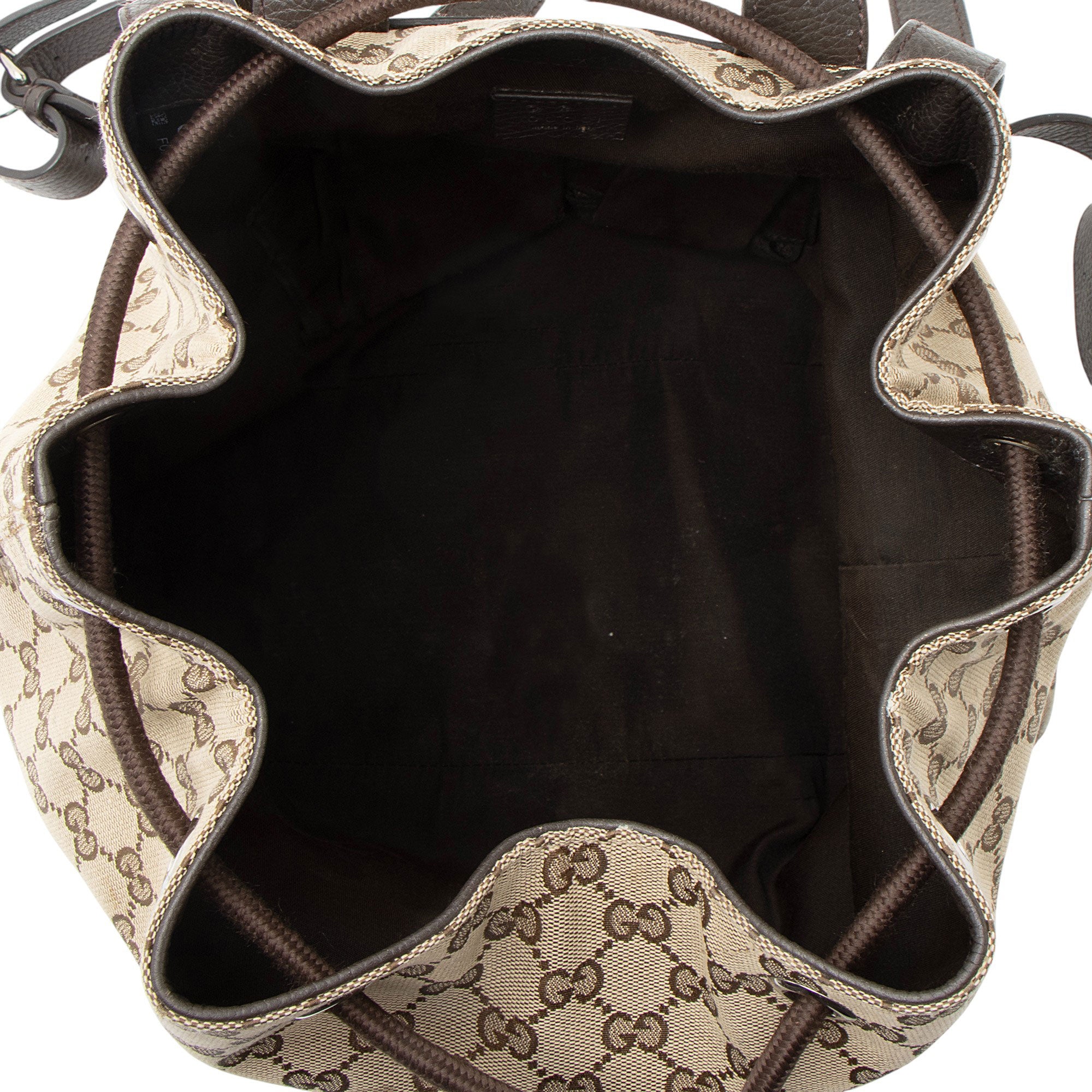 Gucci GG Canvas Drawstring Backpack