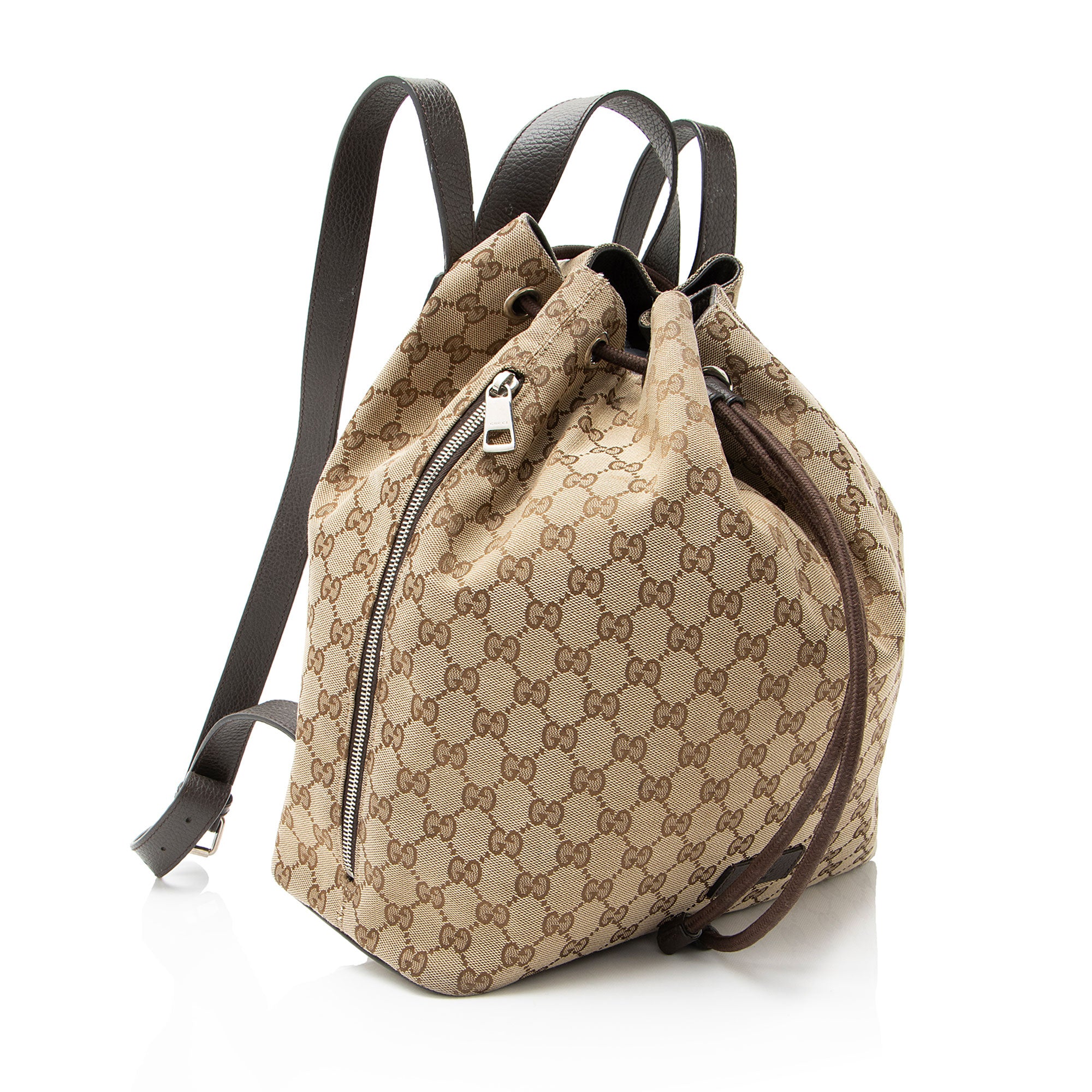 Gucci GG Canvas Drawstring Backpack