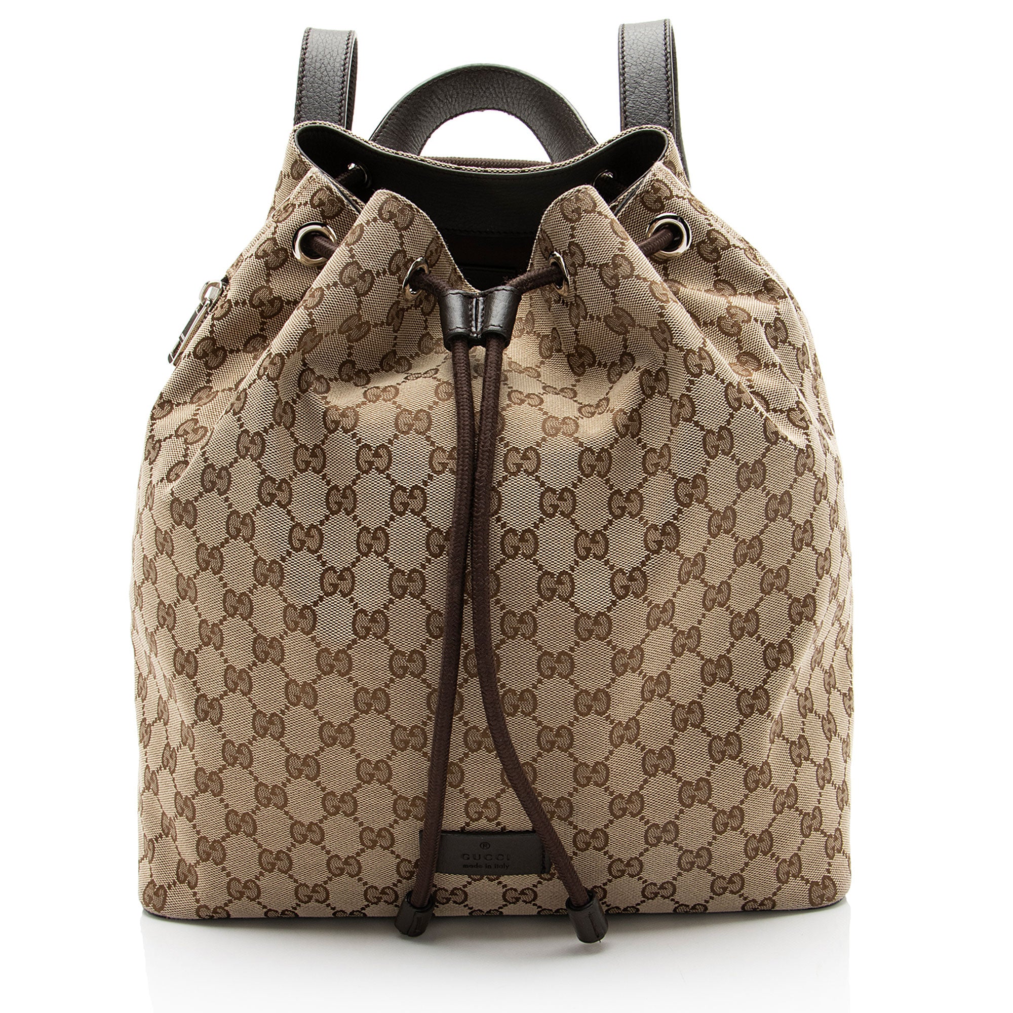 Gucci GG Canvas Drawstring Backpack