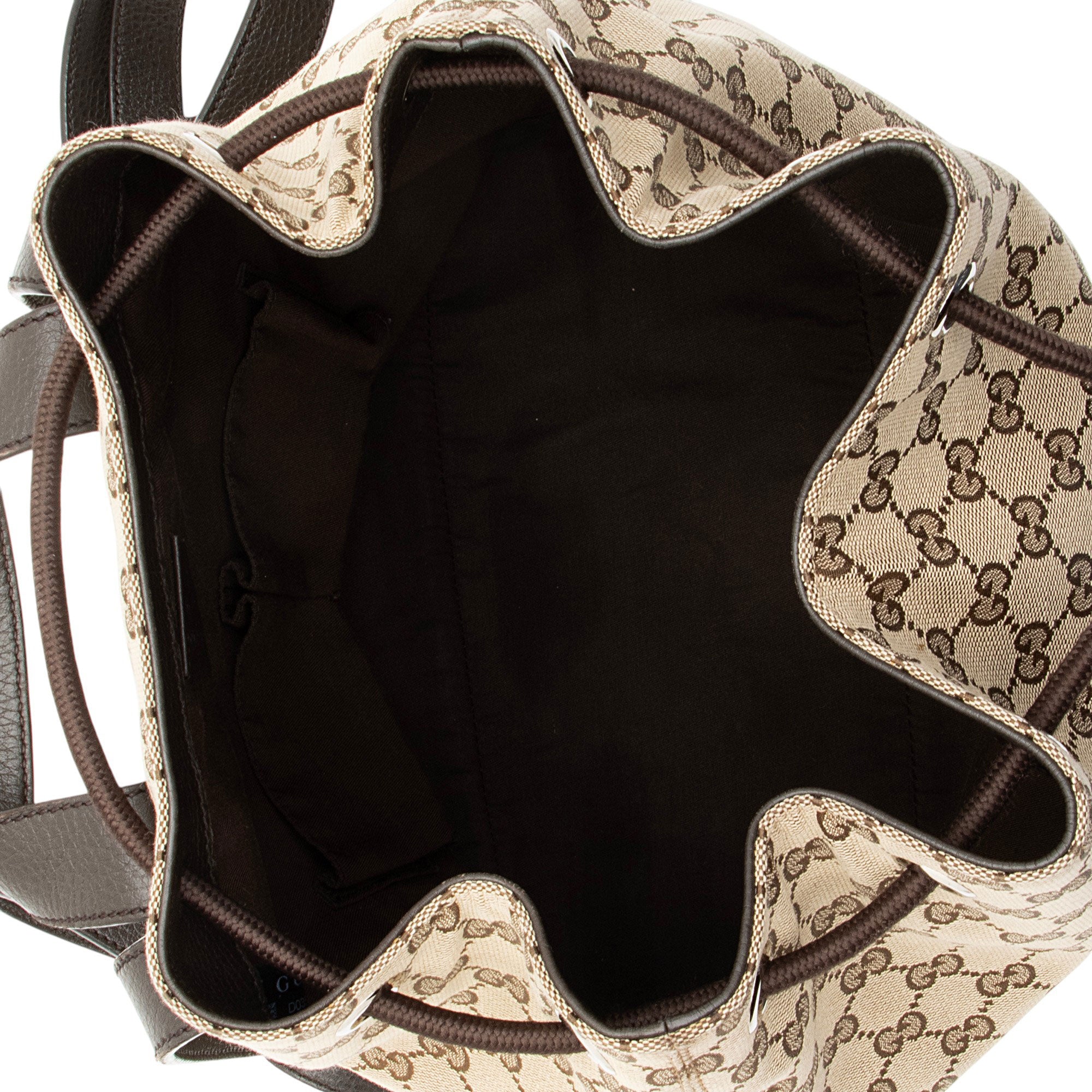 Gucci GG Canvas Drawstring Backpack