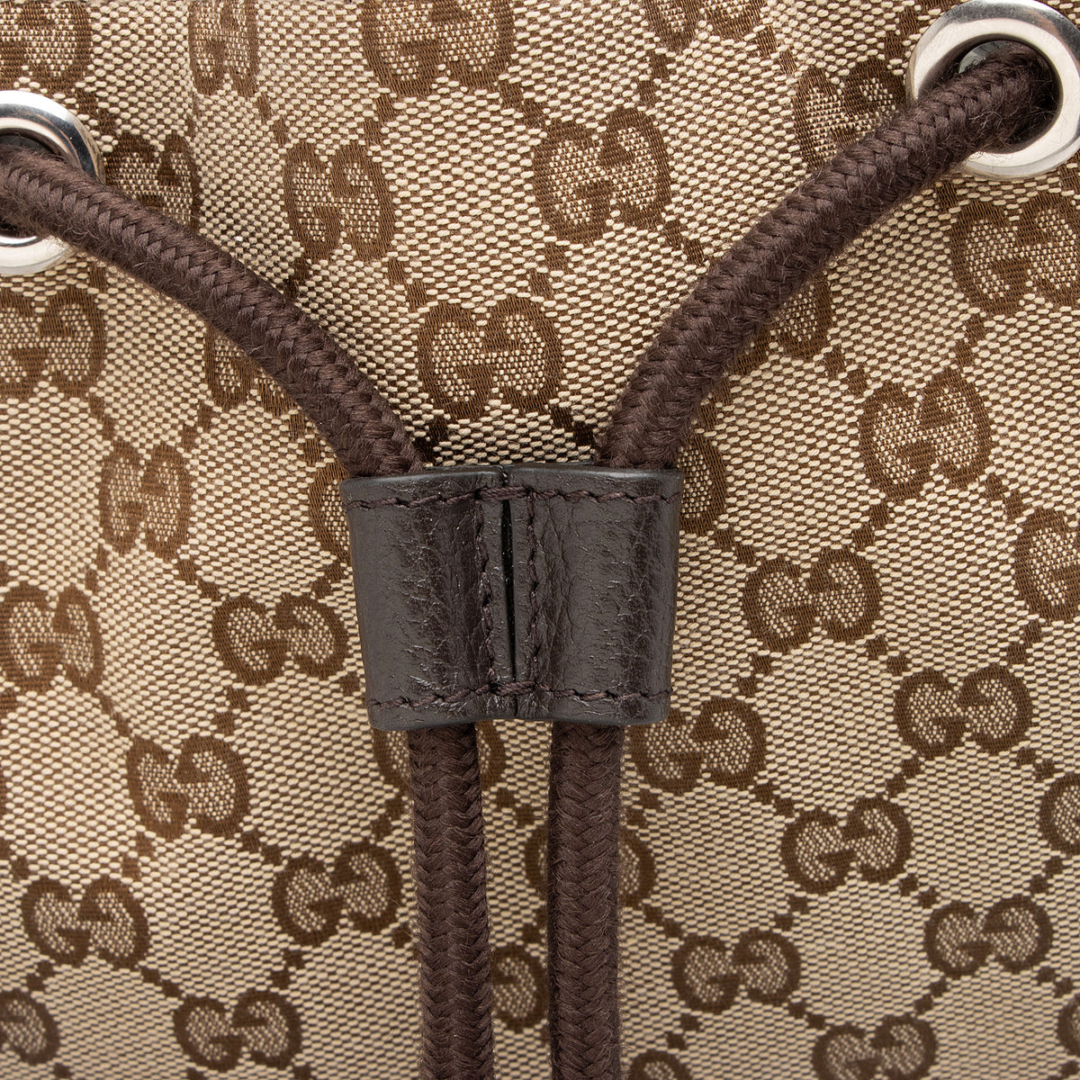 Gucci GG Canvas Drawstring Backpack